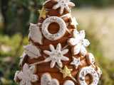 bread christmas tree