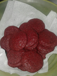 Una foto de Galletas red velvet