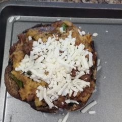 A picture of Mike's Stuffed Mushrooms.
