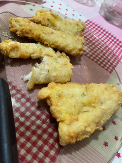 Una foto de Filet de Merluza/pescado frito despinado