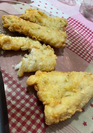 Una foto de Filet de Merluza/pescado frito despinado