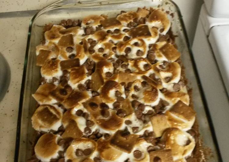 Recipe of Speedy S&#39;mores Brownies