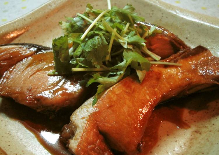 Recipe of Perfect Easy Simmered Yellowtail