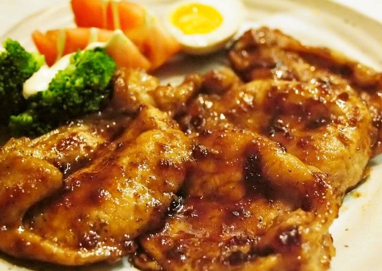 Recipe of Super Quick 5 Minutes! Plump Ginger Pork in Sauce