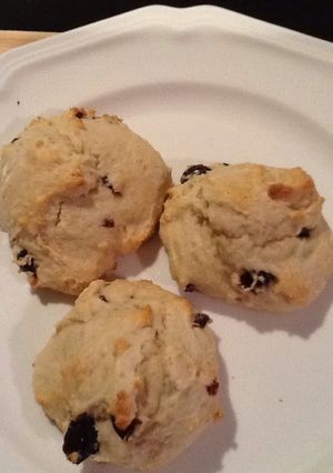 A picture of Blueberry Scones With Lemon Zest.