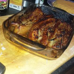 A picture of Oven Baked Bbq Pork Belly Slices.