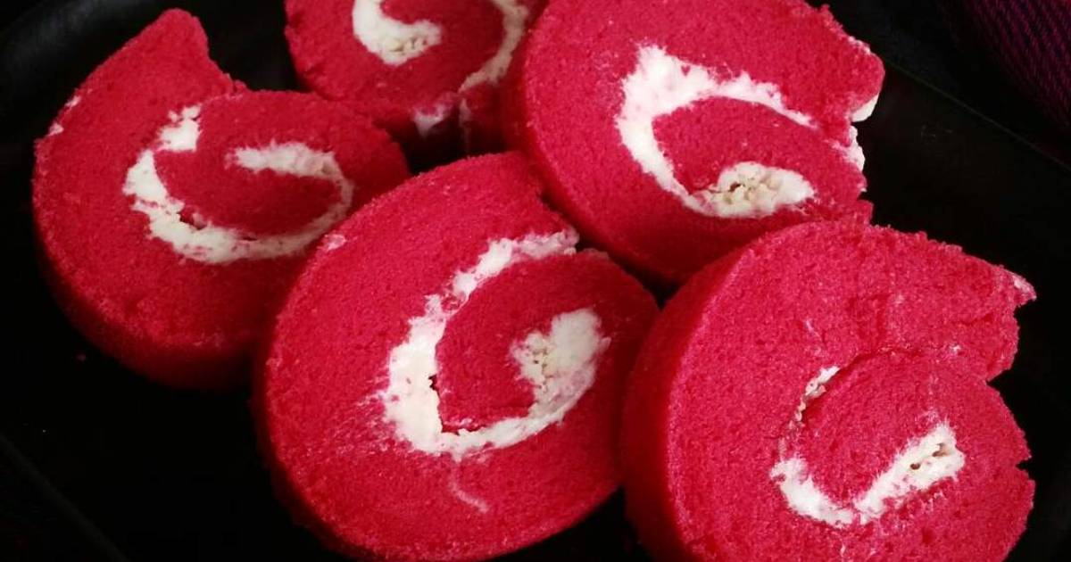  Resep  Bolu  Gulung Red  Velvet  oleh runa ucupz Cookpad