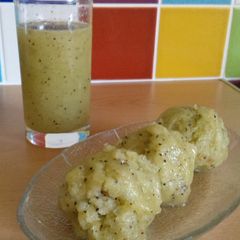 A picture of Vickys Kiwi, Apple & Grape Sorbet / Slush, GF DF EF SF NF.
