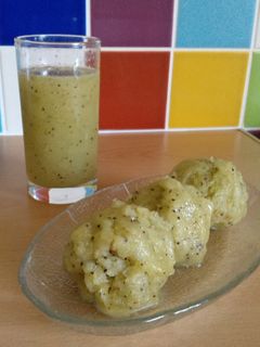 A picture of Vickys Kiwi, Apple & Grape Sorbet / Slush, GF DF EF SF NF.