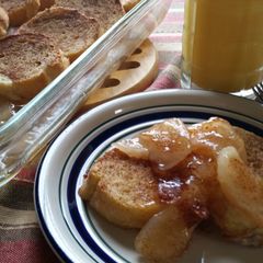 A picture of Baked Apple French Toast.