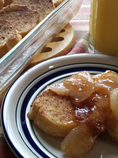 A picture of Baked Apple French Toast.
