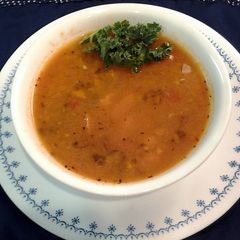 A picture of Crockpot seafood soup.