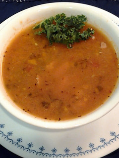 A picture of Crockpot seafood soup.