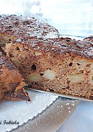 Foto di Torta cioccomela con yogurt (senza burro)