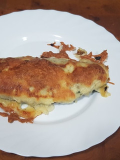 Una foto de Berenjenas rellenas de carne