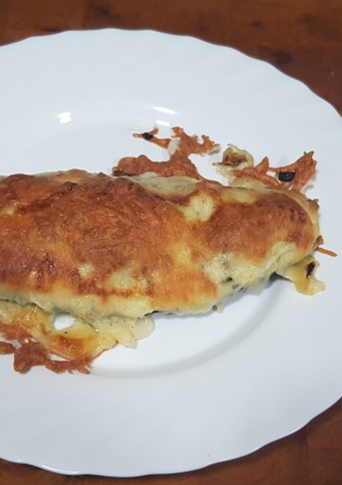 Una foto de Berenjenas rellenas de carne