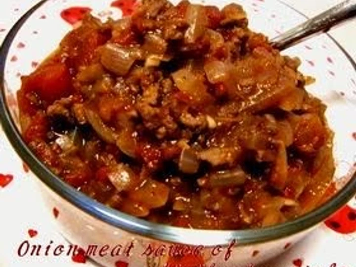 Easy Steps to Make Chili Con Carne Style Onion Meat Sauce the Perfect Makes you drool