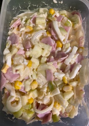 Una foto de Ensalada alemana (Schichtsalat)