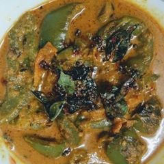 A picture of Capsicum Masala Curry.