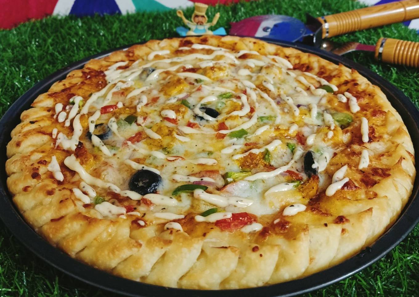 Cheesy Bites Petals Pizza 🍕🍕