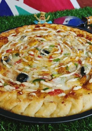 A picture of Cheesy Bites Petals Pizza 🍕🍕.
