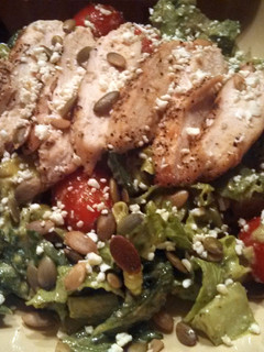 A picture of Mexican Caesar Salad.