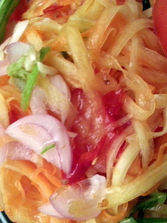 A picture of Papaya Salad.