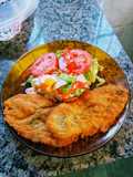 Milanesas de Pollo con Ensalada Rusa