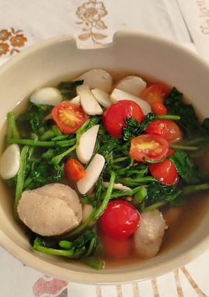Foto resep Selada Air Saus Tiram