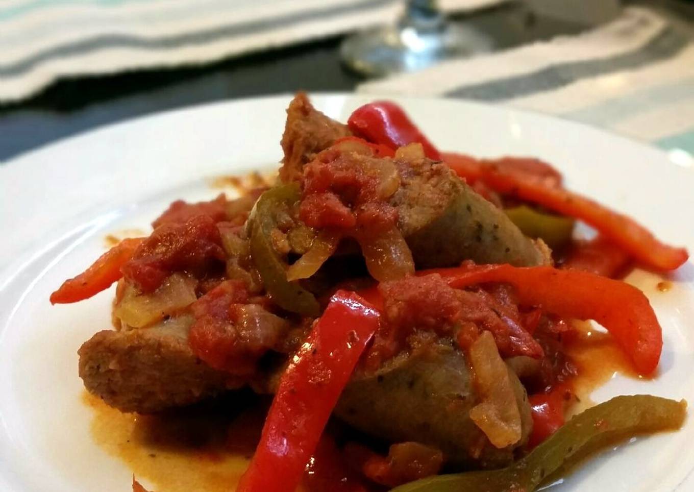 Chicago Style Sausage & Peppers