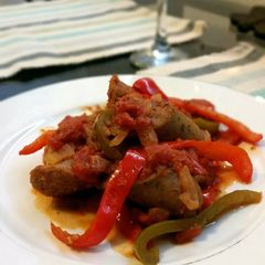 Chicago Style Sausage & Peppers A picture of Chicago Style Sausage & Peppers.
