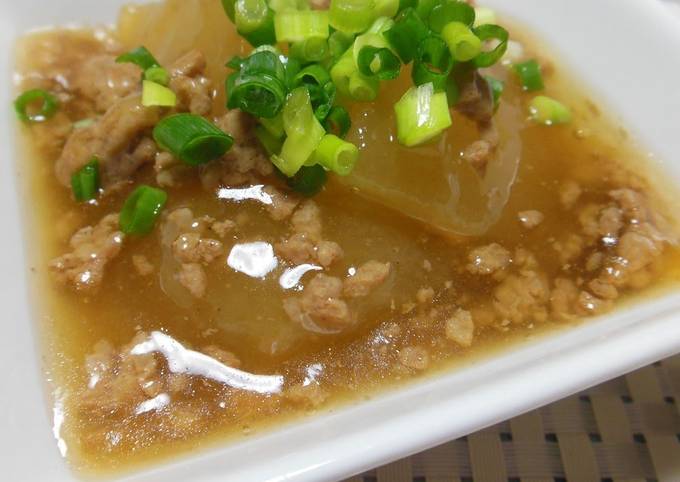 Winter Melon and Ground Meat Simmer