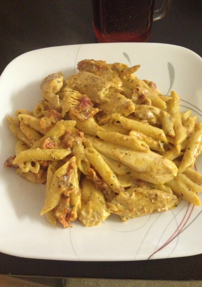 A picture of Lip Smacking, Mouth Watering Wifeys Creamy Cheesy Chicken And Pasta.