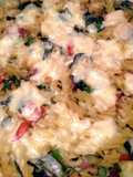 Spinach-Mozarella Pasta Bake