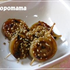 Chikuwa Kabayaki Rolls A picture of Chikuwa Kabayaki Rolls.