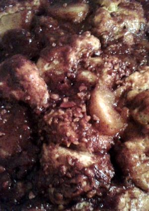 A picture of Pull Apart Apple Pecan Cobbler.