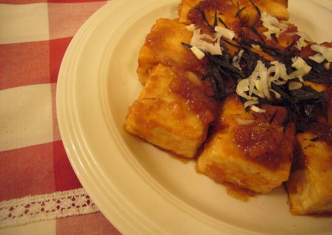 How to Make Favorite Sweet and Spicy Tofu with Grated Onion