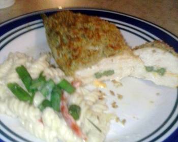 The New Way Making Recipe Asparagus and cheese stuffed chicken Yummy