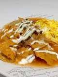 Chilaquiles with Red Sauce