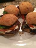 Fried Eggplant Sliders