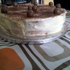 A picture of Tiramisu cake.