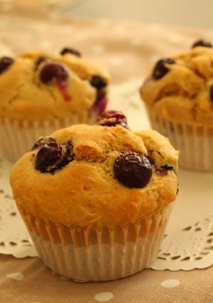 A picture of Dairy-free Blueberry Muffins.