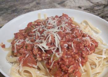 Easiest Way to Cook Yummy Turkey Bolognese