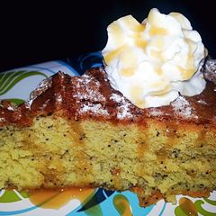 A picture of Poppy Seed Cinnamon Cake.
