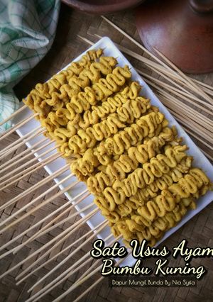 Foto resep Sate Usus Bumbu Kuning