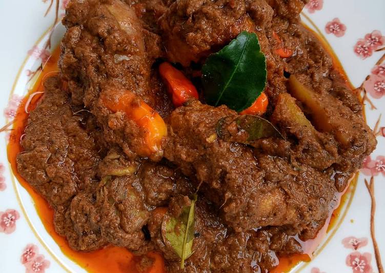 Rendang ayam spicy #bikinramadhanberkesan