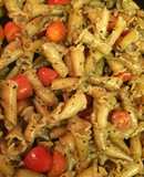 Pasta con salsa de mantequilla y ajo