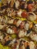 White Chicken Tawook with Rice