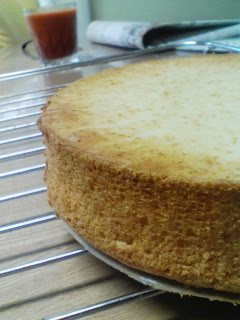 A picture of Easy! Delicious! Egg-Free Sponge Cake.