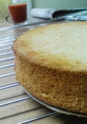 A picture of Easy! Delicious! Egg-Free Sponge Cake.